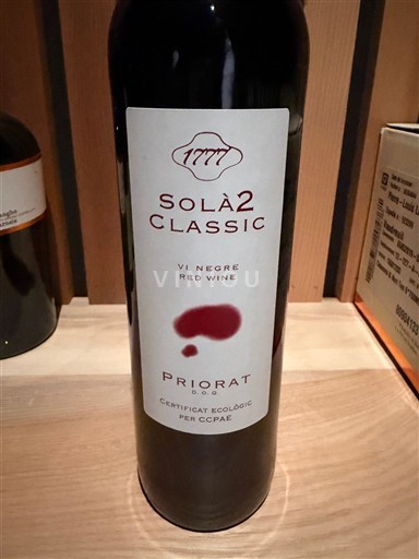 Vina Rouge sec Classic 1777 Solà2 2022 Španija Katalonija Priorat DO