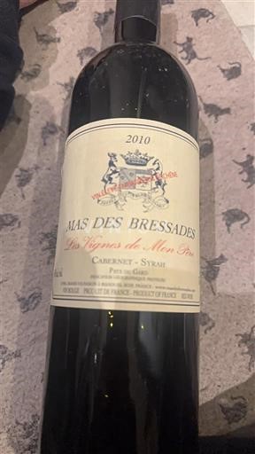 Thung lũng Rhône Không được chỉ định Mas des Bressades Les Vignes de Mon Père 2010