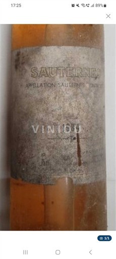 Bordeaux Sauternes Jacques pauly 1984