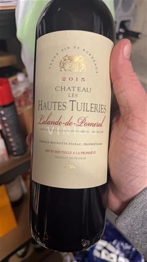 Bordeaux Lalande-de-Pomerol Château Les Hautes Tuileries 2015