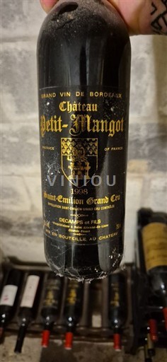 Bordeaux Saint-Émilion Grand Cru Grand Cru Château Petit-Mangot 1998