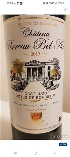 Bordeaux Castillon-côtes-de-bordeaux Château Perreau Bel-Air 2019