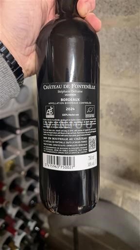 Bordeaux Château Fontenille 2020