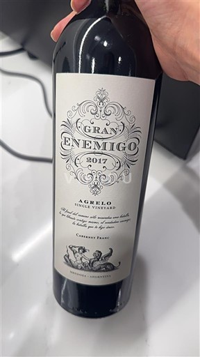 Mendoza Không được chỉ định Gran Enemigo Agrelo Single Vineyard 2017