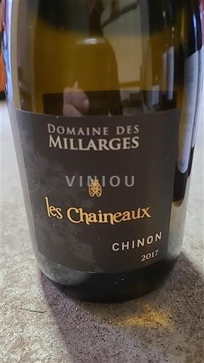 Wines Rouge sec Les Chaineaux Domaine S Millarges 2017 France Loire Valley Chinon AOC
