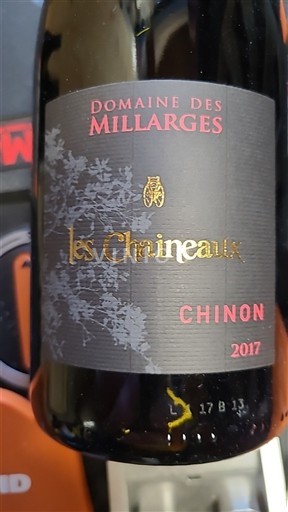 Loire Valley Chinon Domaine S Millarges Les Châineaux 2017