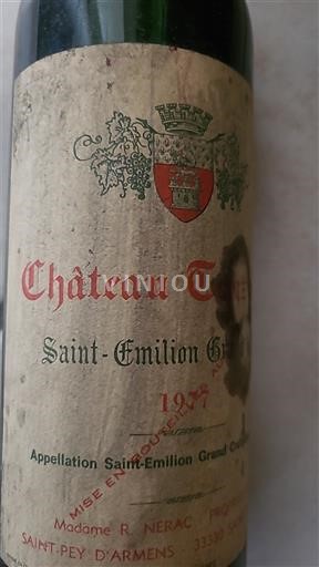Bordeaux Saint-Émilion Château Touzinat 1977