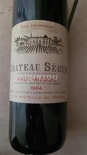 Bordeaux Haut-Médoc Château Ségur 1994