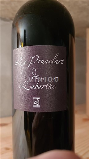 Sydvestfrankrig Cahors Domaine Labarthe Le Prunelart Ikke årgangsbestemt