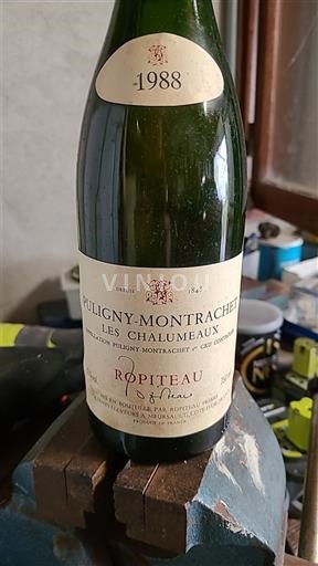 Burgundy Puligny-Montrachet Ropiteau Frères Les Chaumeaux 1988
