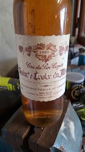 Bordeaux Sainte-Croix-Du-Mont Cru du Pin Copics 1990