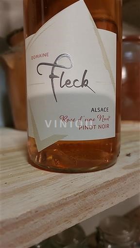 Alsace Pinot noir Domaine Fleck Rosé d'une Nuit 2023