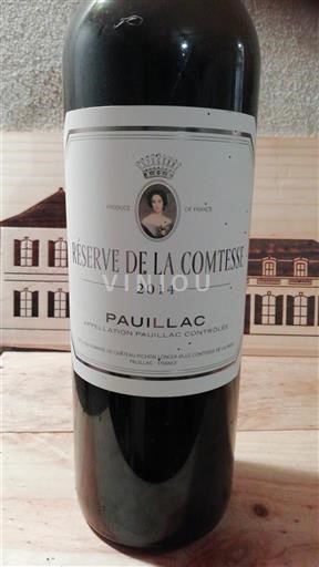 Bordeaux Pauillac Château Pichon Longueville Comtesse de Lalande Réserve de la Comtesse 2014