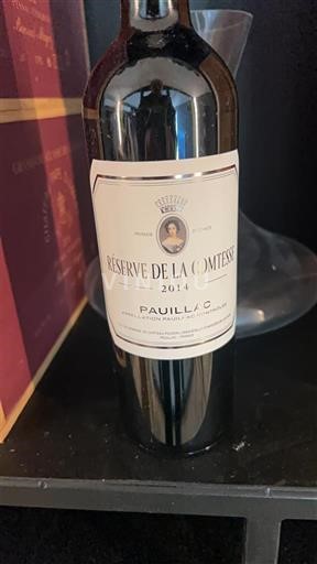Bordeaux Pauillac Château Pichon Longueville Comtesse de Lalande Réserve de la Comtesse 2014