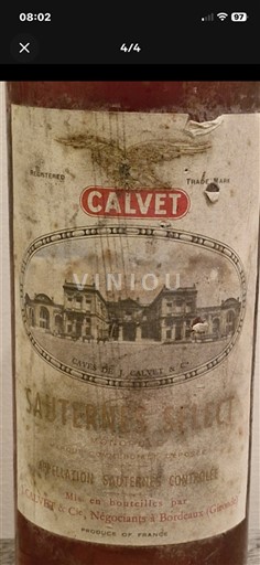 Bordéus Sauternes Calvet Sauternes Select Não Sazonado