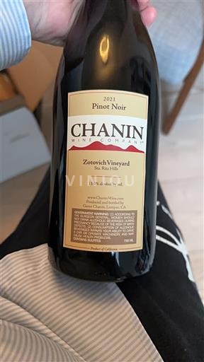 Kalifornské AVA Nespecifikováno Chanin Wine Company Zotovich Vineyard 2021