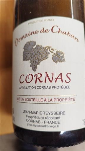 Rhône Valley Cornas Domaine Chaban 2018