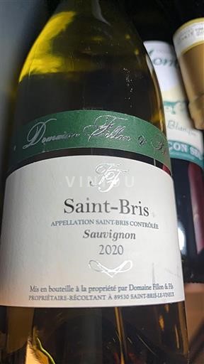 Burgundy Saint-Bris Domaine Fillon & Fils 2020