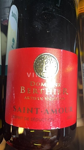 Beaujolais Saint-Amour Domaine Berthier L'Esprit de Séduction 2022
