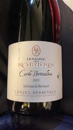 Thung lũng Rhône Crozes-hermitage Domaine S Remizières Particulière 2022