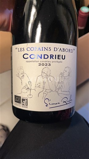 Thung lũng Rhône Condrieu Simon Roche Les Copains d'Abord 2023