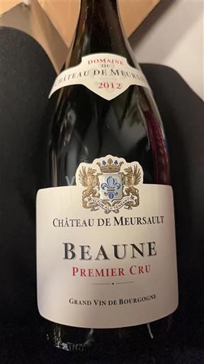 Burgundy Beaune Premier Cru Château Meursault 2012