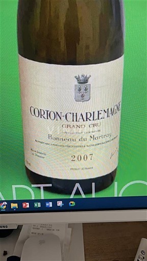 Borgogna Corton-charlemagne Grand Cru Bonneau du Martray 2007