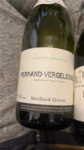 Bourgogne Pernand-vergelesses Moillard-Grivot 2022