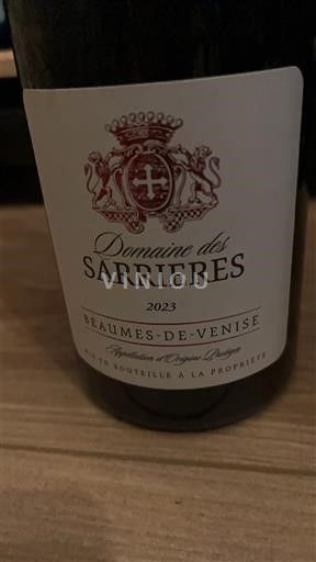 Vallée du Rhône Beaumes de Venise Domaine S Sarrières 2023