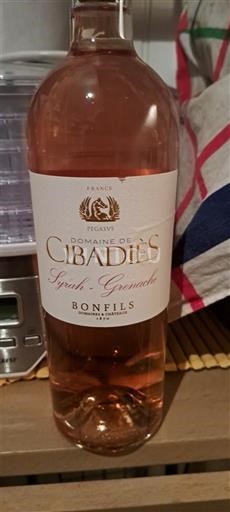 Languedoc và Roussillon Vùng đất Oc Domaine Cibadiès Syrah Grenache Không niên vụ