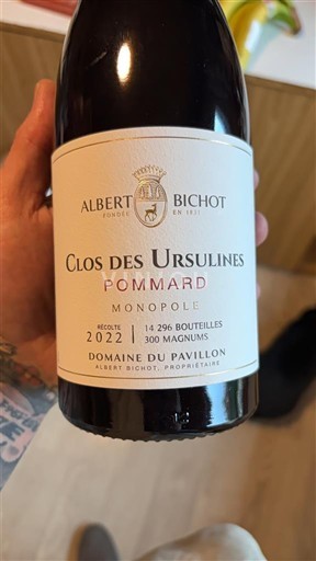 Bourgogne Pommard Domaine Albert Bichot - Domaine du Pavillon Clos des Ursulines 2022