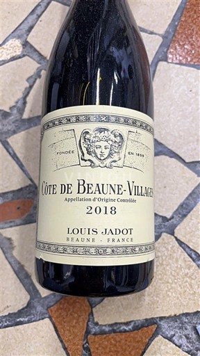 Bourgogne Côte de Beaune-byar Louis Jadot 2018
