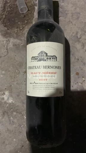 Bordeaux Haut-Médoc Château Bernones 2007