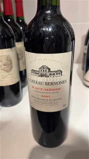 Bordeaux Haut-Médoc Château Bernones 2007