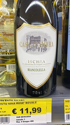 Кампанія Іскія Casa D'Ambra Biancolella Без вінтажу