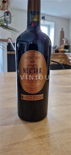 Bordeaux Côtes-de-bourg Château La Grave Nectar 2019