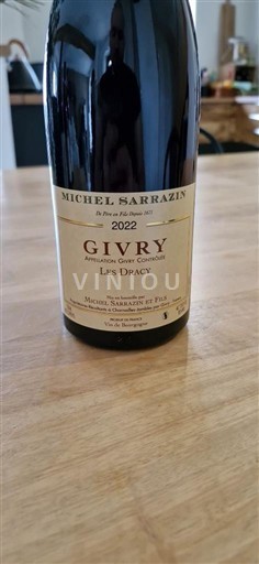 Bourgondië Givry Michel Sarrazin Les Dracy 2022