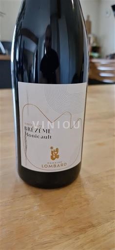 Vin Rouge sec Monicault Lombard 2023 France Vallée du Rhône Côtes-du-rhône AOC
