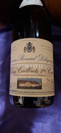 Bourgogne Ikke specificeret Premier Cru Domaine Bernard Delagrange Caillerets 1er Cru 2023