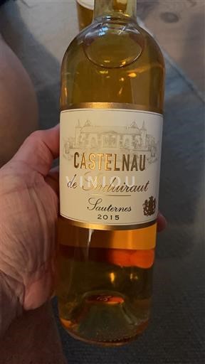 Bordeaux Sauternes Castelnau de Suduiraut 2015