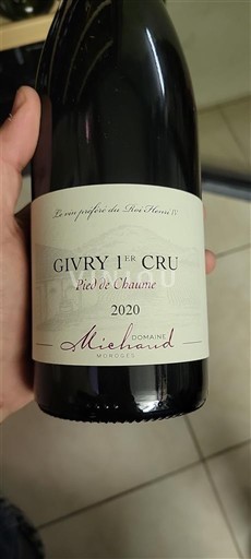 Bourgondië Givry Premier Cru Domaine MieIland Pied de Chaume 2020