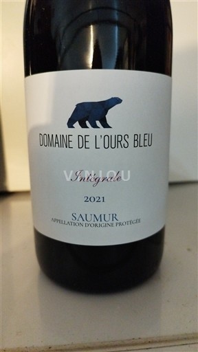 Loire Valley Saumur Domaine L'Ours Bleu Intégrale 2021