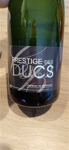 Bordeaux Crémant-de-bordeaux Bouillac et Fils Prestige des Ducs Non Millésimé