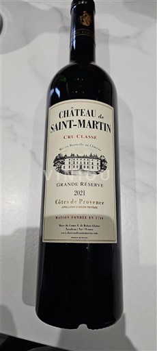 Provenza Côtes de Provenza Château Saint-Martin Grande Réserve 2021