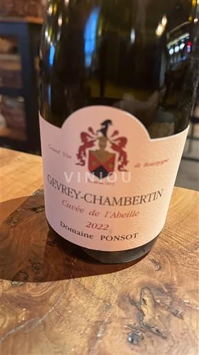 Bourgogne Gevrey-chambertin Domaine Ponsot de l'Abeille 2022