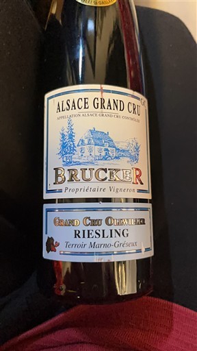Alsace Riesling Grand Cru Brucker Grand Cru Ollwiller Terroir Marno-Gréseux 2018
