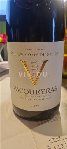 Vallée du Rhône Vacqueyras VACQUEYRAS 2022