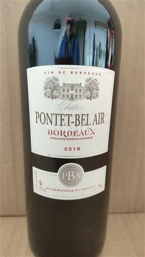 Bordeaux Château Pontet-Bel Air 2018