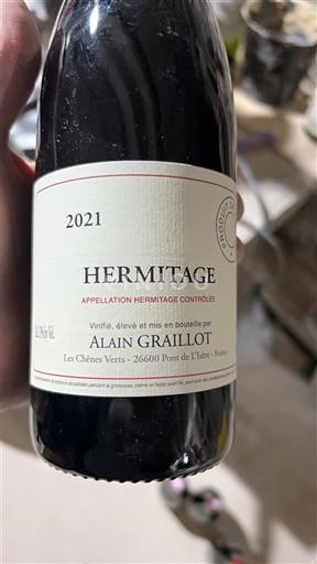 Thung lũng Rhône Hermitage Alain Graillot 2021