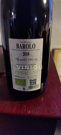 П'ємонт Бароло Erbaluna 2018
